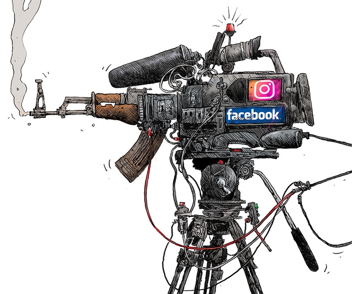 First Selection of the International Cartoon Contest “Terror Online”