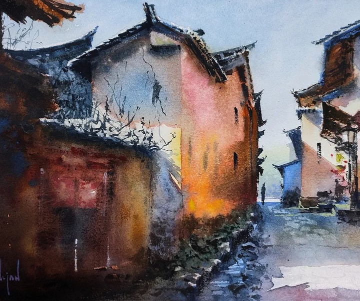 Gallery of Watercolor painting by Diego Eguinlian- Argentina