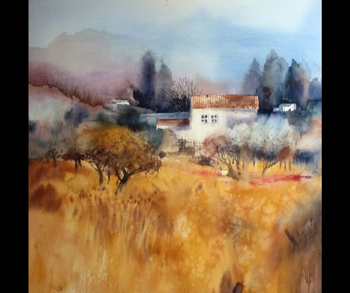 Gallery of Watercolor painting by Antonio Ortega Perez-Spain