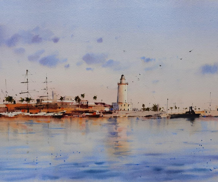 Gallery of Watercolor painting by Blanca Alvarez- Spain