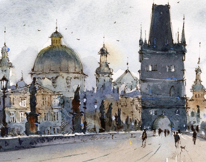 Gallery of Watercolor Painting by Eugenia Gorbacheva-Russia