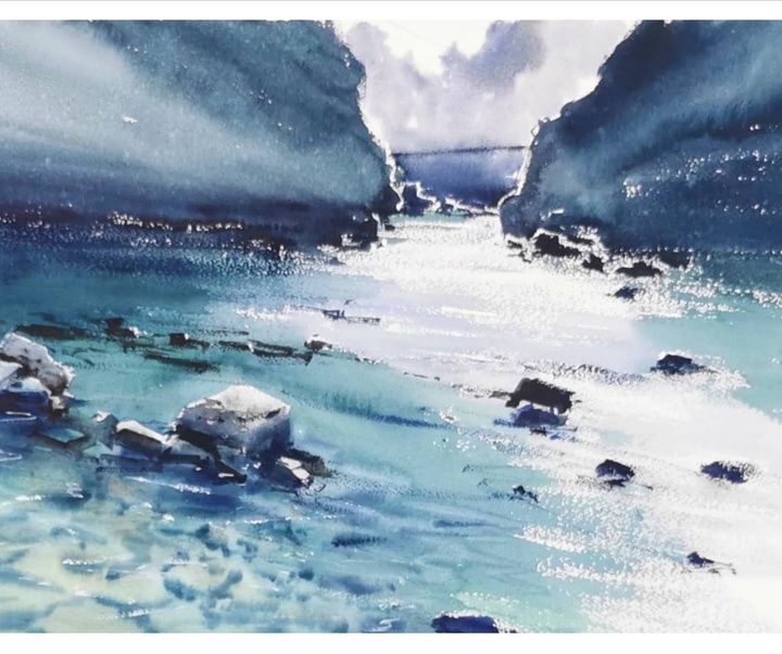 Gallery of Watercolor Painting by Pablo Garcia Avila-Spain