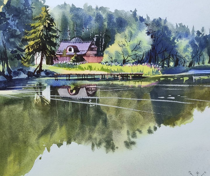 Gallery of Watercolor painting by Marina Chugunova- Russia