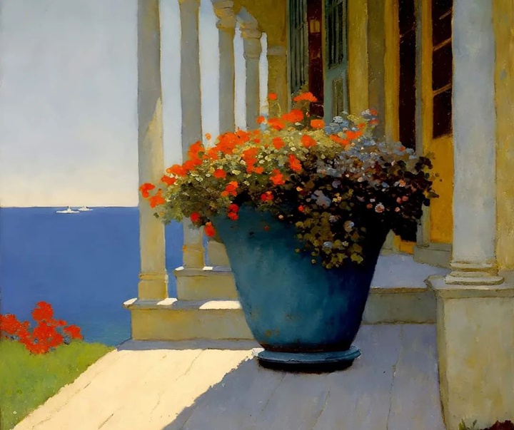 Gallery of Painting by Jef Bourgeau - USA