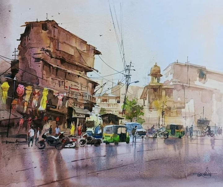 Gallery of Watercolors by Vikrant Shitole-India