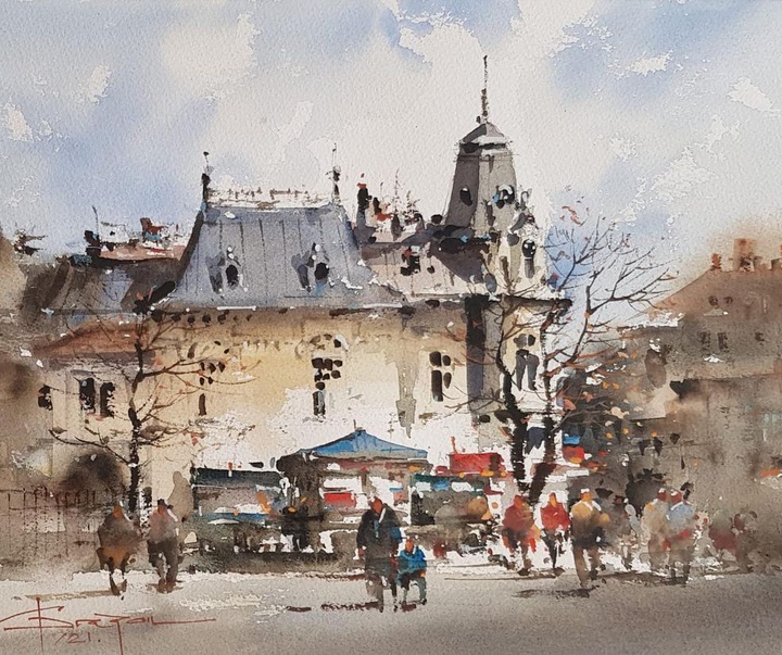 Gallery of Watercolor Painting "Corneliu Dragan"