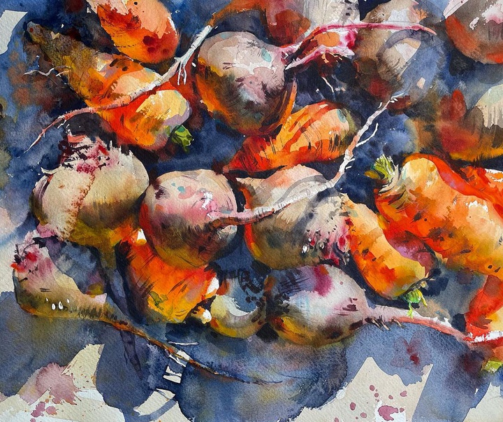 Gallery of Watercolor Painting by Samira Yanushkova- Ukraine