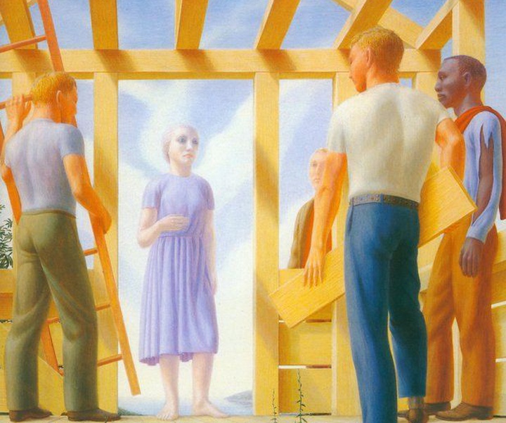 Gallery of painting by George Tooker-USA