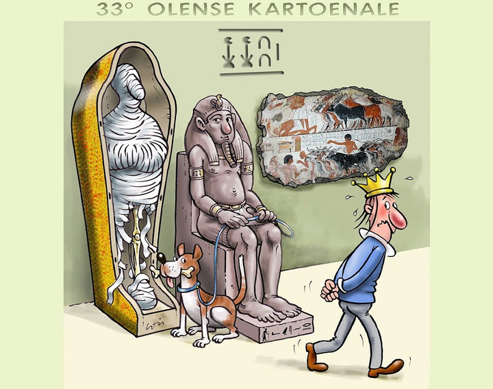 Gallery of the International Olense Kartoenale Cartoon Contest 2021