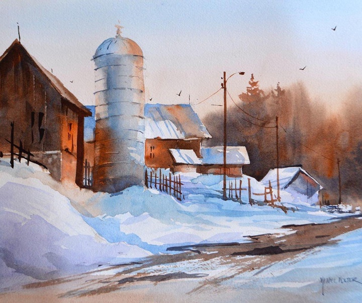 Gallery of Watercolor Painting by Michael Holter-USA