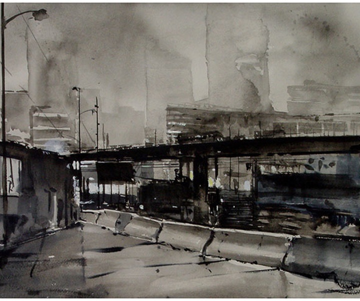 Gallery of Watercolor by Ricardo Azkargorta Celaya-Spain