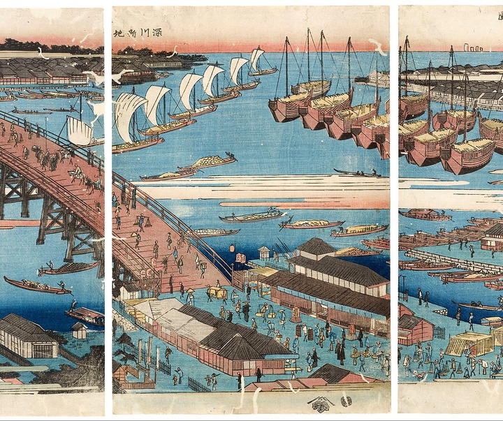 Gallery of traditional paintings of Utagawa Hiroshige- Japan