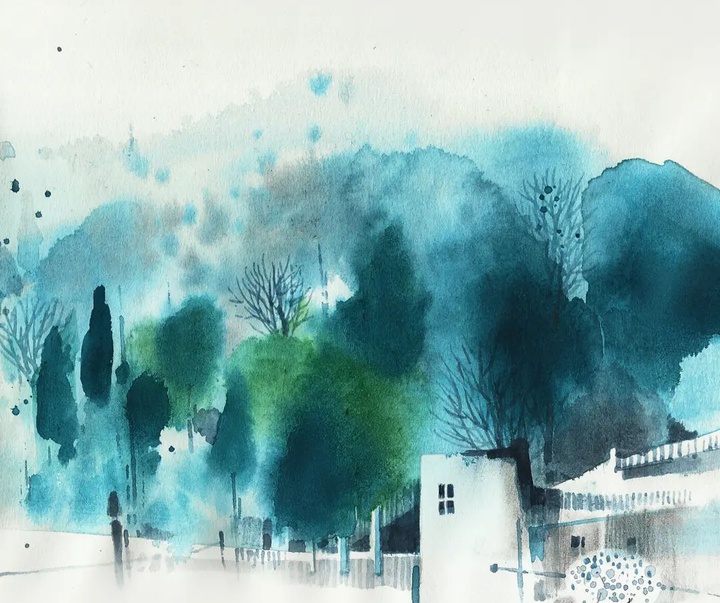 Gallery of Watercolor painting by Antonio Ortega Perez-Spain