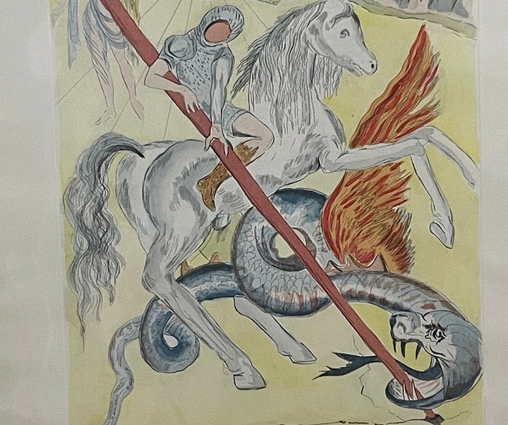 Gallery of Salvador Dali lithographs and metal engravings-Spain