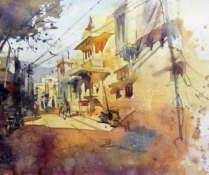 Gallery of Watercolors by Vikrant Shitole-India