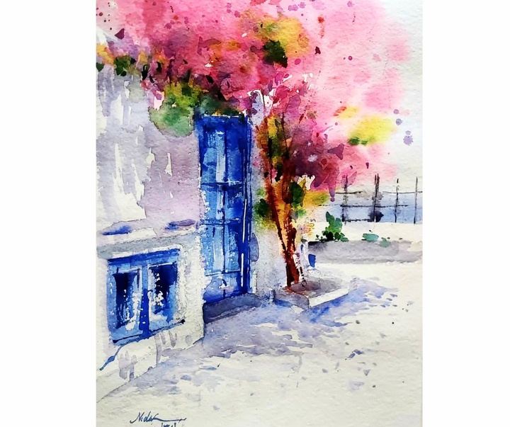 Gallery of Watercolor painting by Neda Ranjbar- Iran