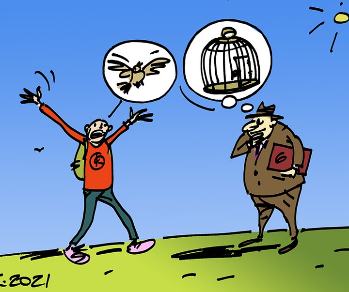 First Selection of the International Cartoon Contest “Terror Online”