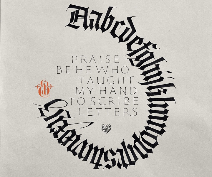 Gallery of Calligraphy by Emmanuel Buron - Canada