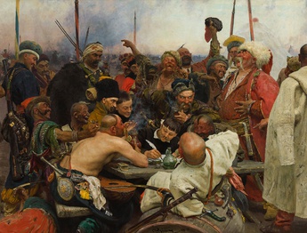 "The Zaporogue Cossacks" by Ilya Repin