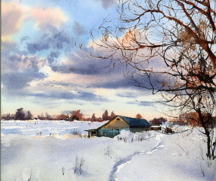 Gallery of Watercolor Painting by Eugenia Gorbacheva-Russia