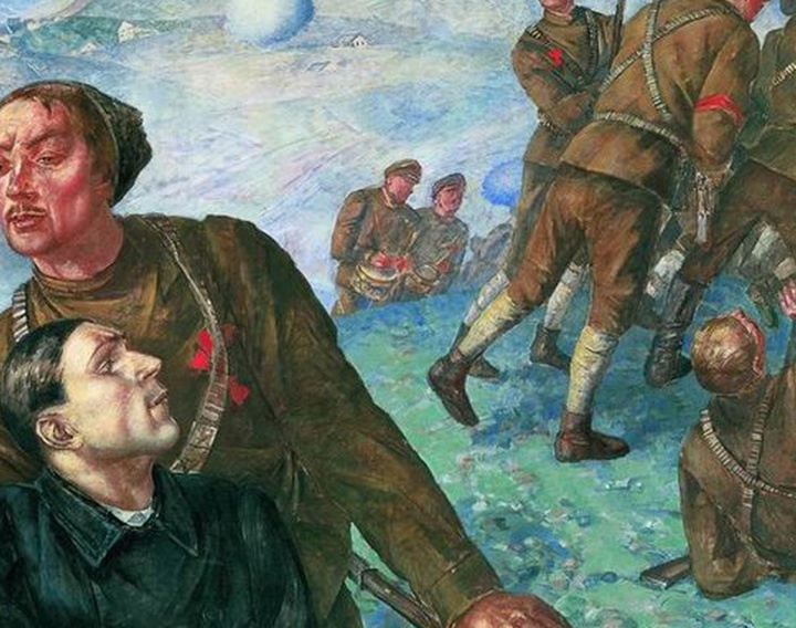 Utilizing the achievements of the pioneers of modern art in the works of "Kuzma Petrov Vodkin"