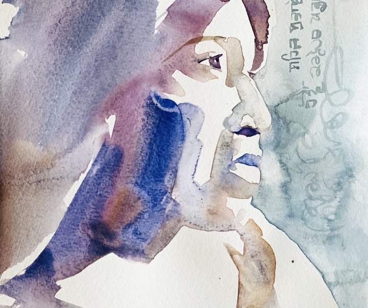 Gallery of Watercolor painting by Manjit Singh Chatrik-India
