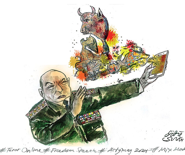 First Selection of the International Cartoon Contest “Terror Online”