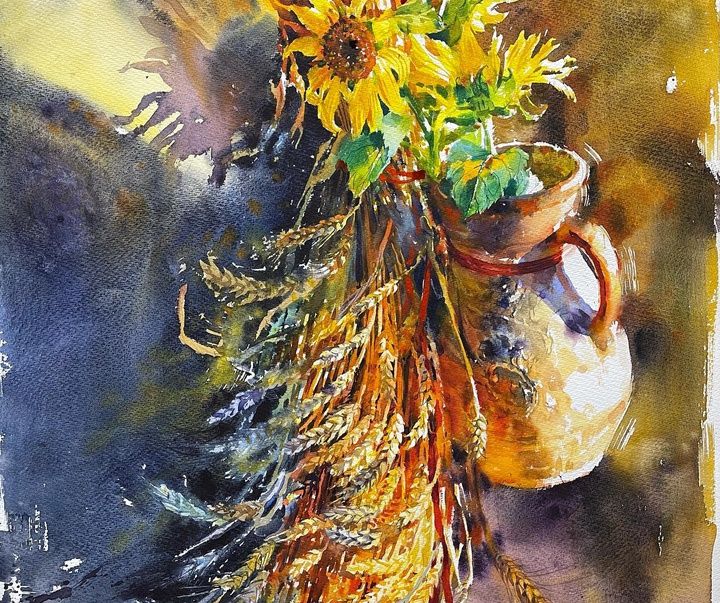 Gallery of Watercolor Painting by Samira Yanushkova- Ukraine