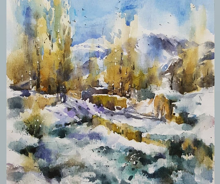 Gallery of Watercolor painting by Alireza Tabatabaee