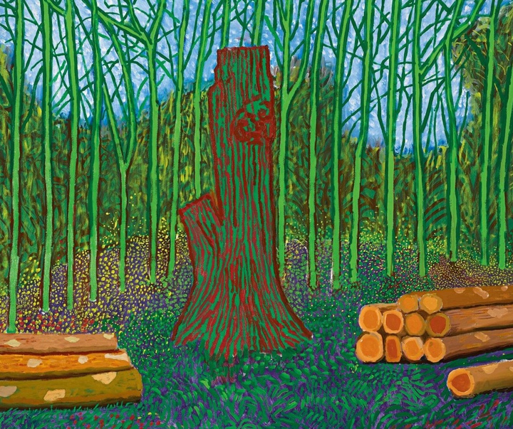 Gallery of painting by David Hockney - England