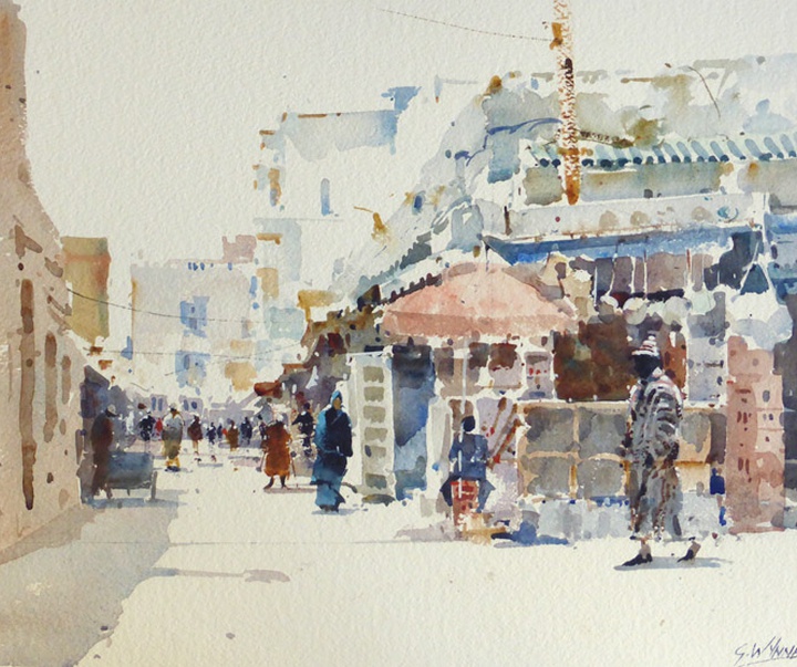 Gallery of Watercolor Painting by Geoffrey Wynne-UK