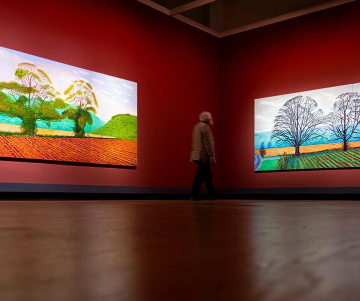 Gallery of painting by David Hockney - England