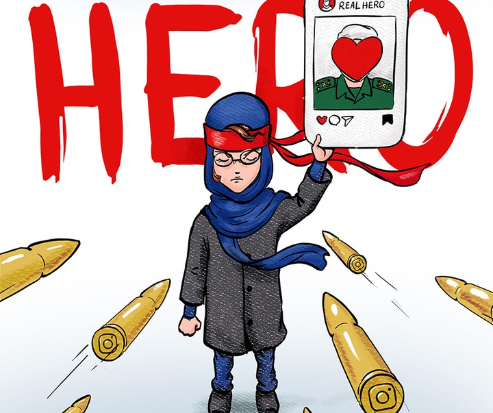 First Selection of the International Cartoon Contest “Terror Online”