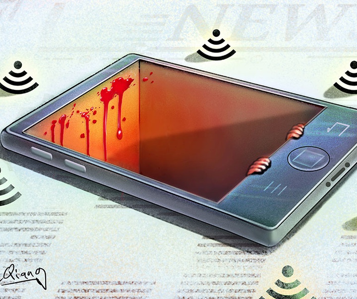 First Selection of the International Cartoon Contest “Terror Online”