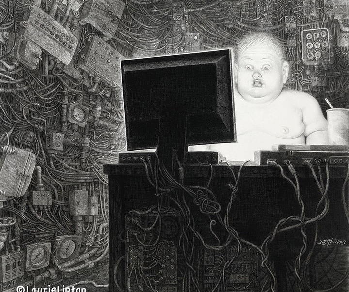 Gallery of Drawing by Laurie Lipton-USA