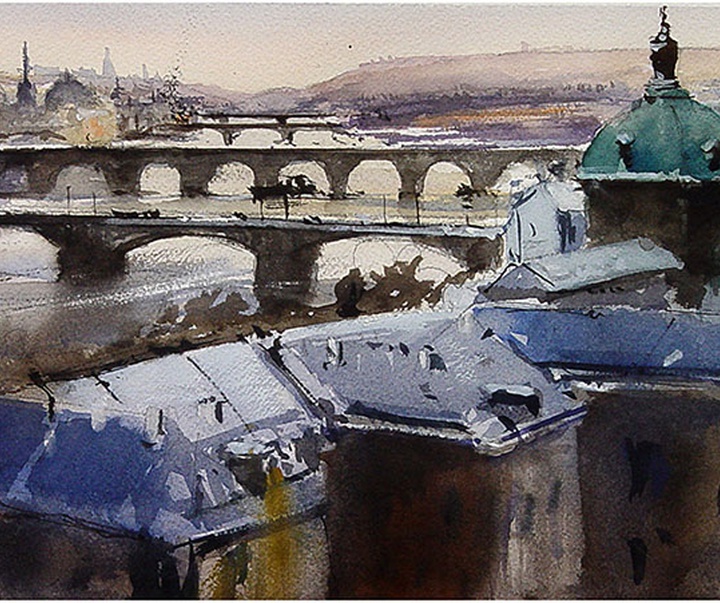 Gallery of Watercolor by Ricardo Azkargorta Celaya-Spain