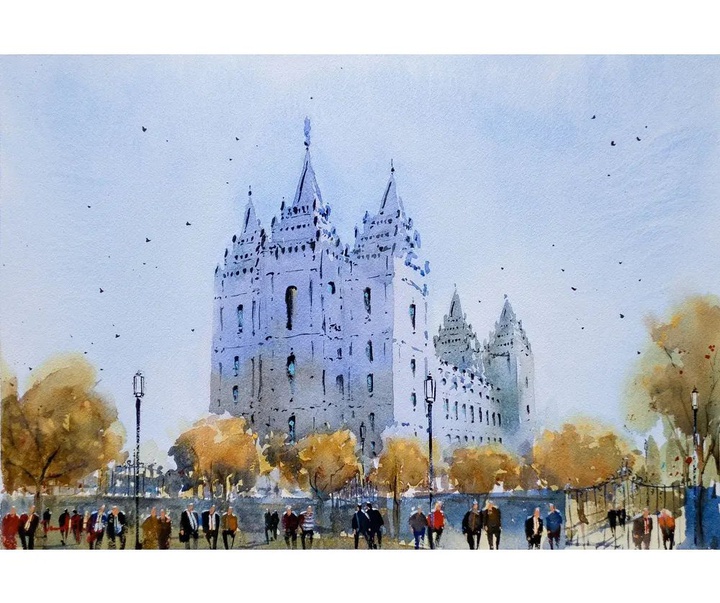 Gallery of Watercolor painting by Daniel Martínez- Uruguay