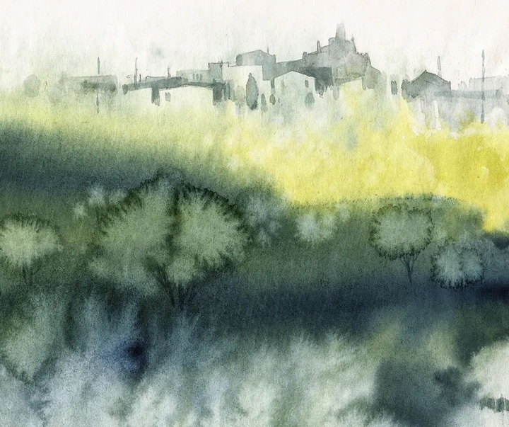 Gallery of Watercolor painting by Antonio Ortega Perez-Spain
