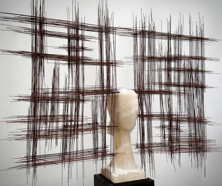 sulpture by manolo valdes spain