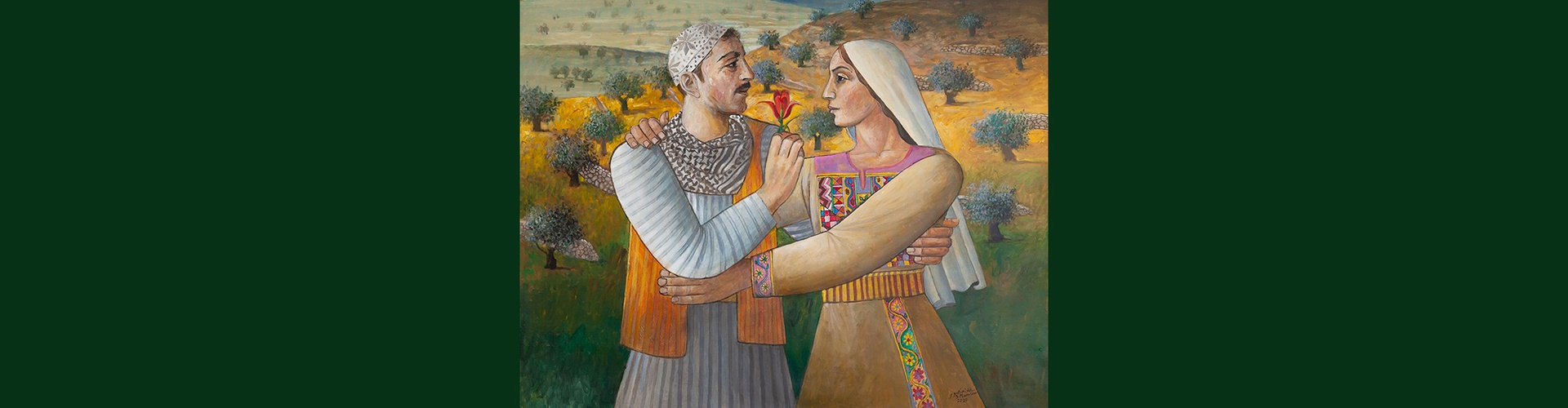 Gallery of Painting by Sliman Mansour - Palestine