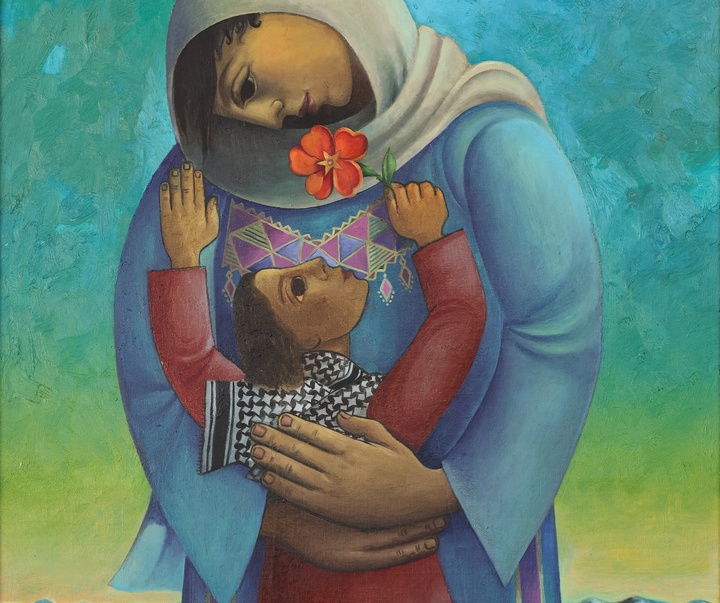 Gallery of Painting by Sliman Mansour - Palestine