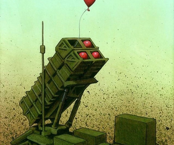 Gallery of Cartoon about War by Pawel Kuczynski-Poland