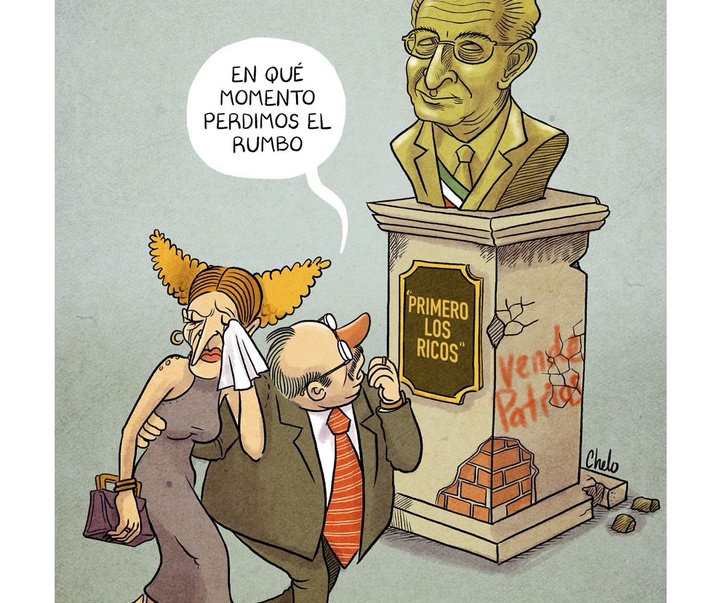 Gallery of political Cartoon by Monero Chelo-Mexico