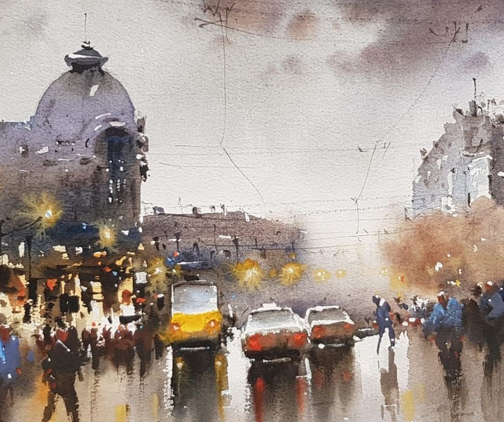 Gallery of Watercolor Painting "Corneliu Dragan"