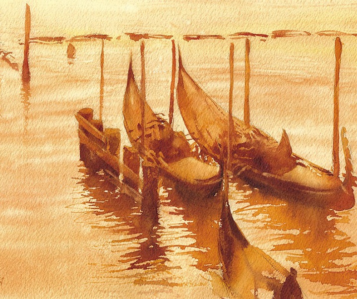 Gallery of Water color Artworks by Gonzalo Carcamo-Chile