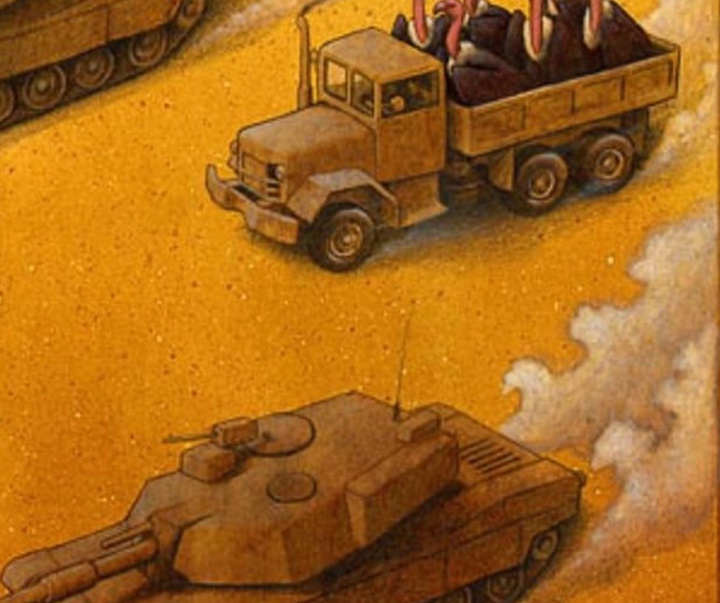 Gallery of Cartoon about War by Pawel Kuczynski-Poland