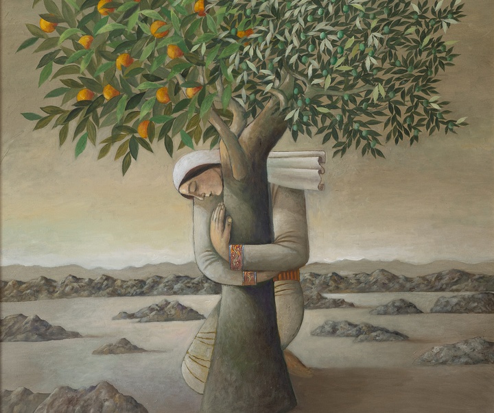 Gallery of Painting by Sliman Mansour - Palestine