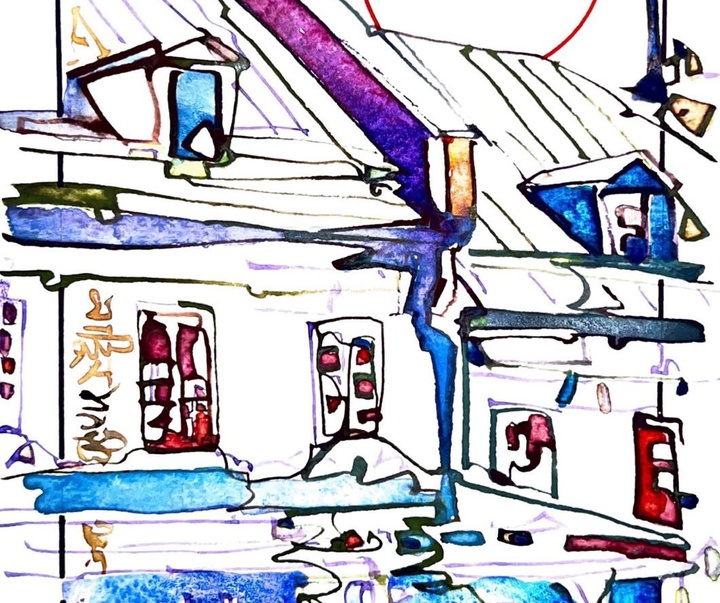 Gallery of Watercolor painting by Manjit Singh Chatrik-India