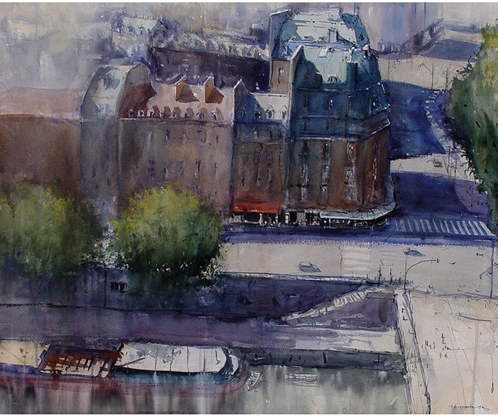 Gallery of Watercolor by Ricardo Azkargorta Celaya-Spain