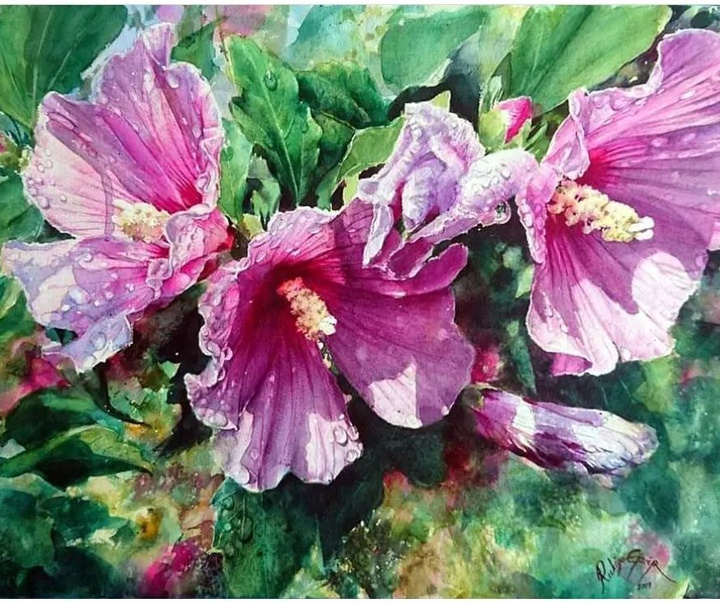 Gallery of Watercolor painting by Rukiye Garip-Turkey